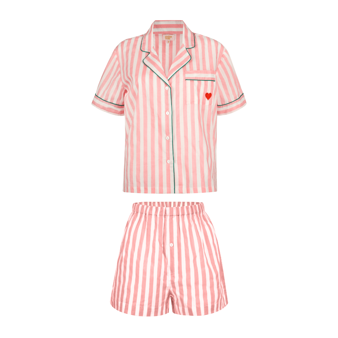 Sophia Pajama Set – Blush Tickled Pink