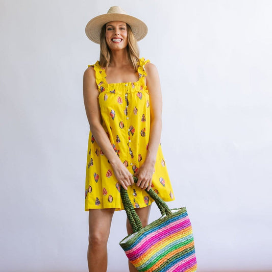 Pompano Dress – Soft Shell Yellow