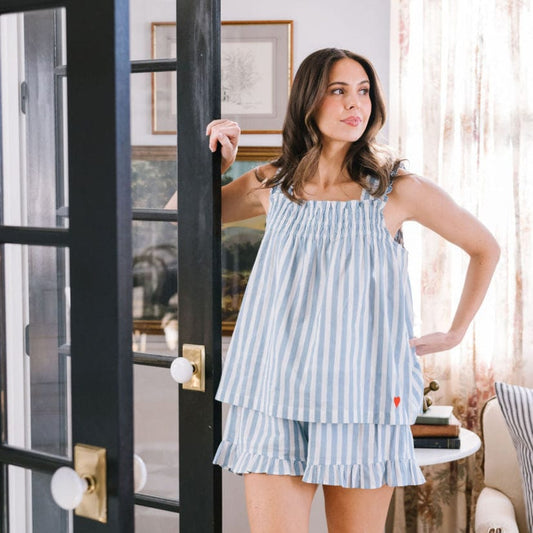 Ruby Pajama Set – Soft Sky Blue