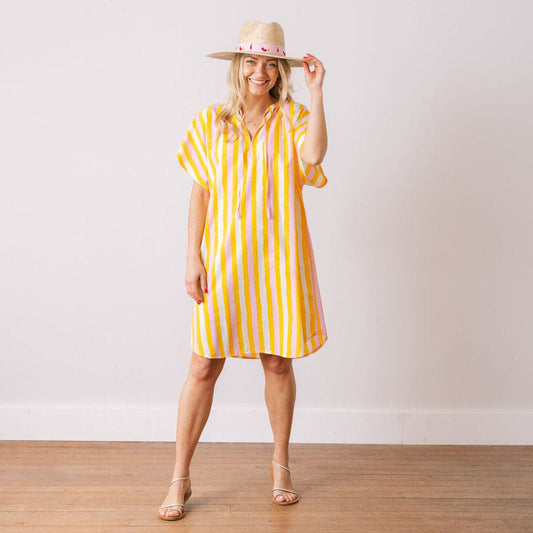 Cove Cover-Up – Sunlit Stripe