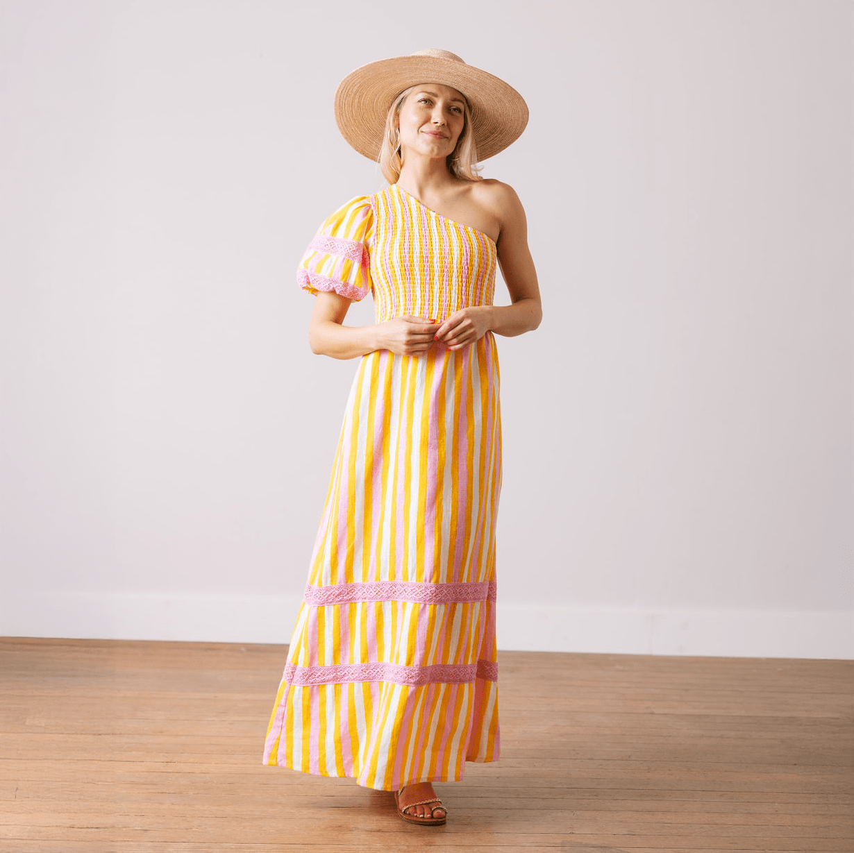 San Pablo Dress – Sun-Kissed Stripe